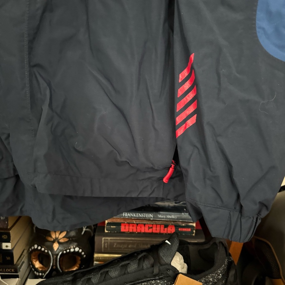Helly Hansen - Vintage 90’s Soft Shell Dark Blue and Red Jacket - Men’s xxL 2xL - Picture 4 of 7